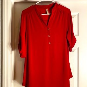 Size  XL Red blouse